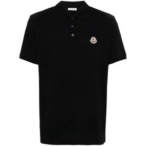 25 FW 몽클레어 로고 아플리케 피케 폴로 셔츠 K20918A0001484556 TP440031873