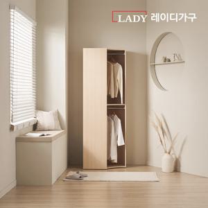 레이디가구 이안 드레스룸 80cm 2단 코너형 (좌형)