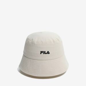 M 휠라모자 KQC FS3CPG1340X-CRM 리니어 오버핏 버킷햇