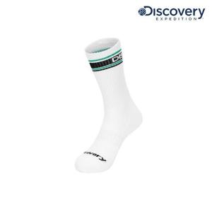 디스커버리 (DXSO7124N_GNS) 스트라이프 배색 로고 하이삭스 DXNW