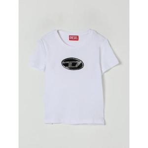 키즈 디젤 티셔츠 J02371KYAUN K100 White