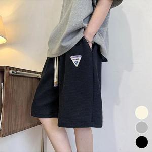 남성 와플 와이드 5부 팬츠 ELC-9041