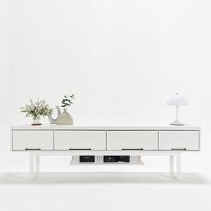 B532 화이트 4칸 서랍 거실장 2000 1color