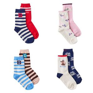 [블루독8-키즈] 4종택1 레드 베이직2종단말세트 데일리삭스 양말 조카세돌선물 초등학생 25A1981006