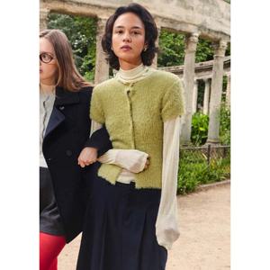 [플랙진]여성 썸데이즈 캡 슬리브 가디건 (PWTF3CDL04W)