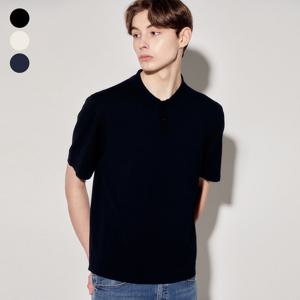 [게스(진)]남성 워셔블 카라 반팔스웨터 MP2S9650