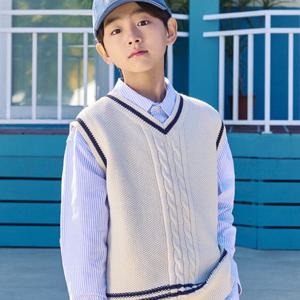 [탑텐키즈]공용) 케이블 스웨터 베스트 MKF1ES3201