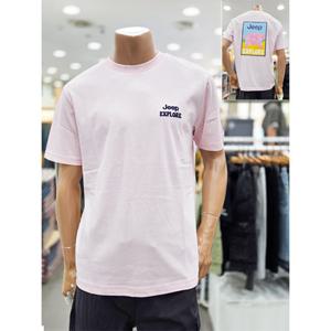 [지프]남녀공용 트레블 EXPLORE 반팔티셔츠(JQ0TSU383_LP)_DG