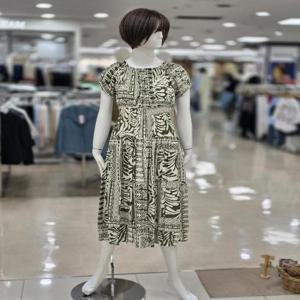 ab.f.z 세이브존09 캡 소매 셔링 원피스 afhz3o351