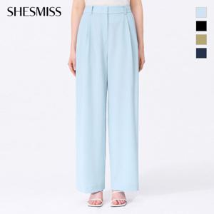 [쉬즈미스] 투 턱 백 디테일 와이드 팬츠_SWWSLP22190