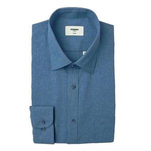 [레노마(셔츠)]린넨 혼방 솔리드 일반핏 긴소매셔츠(RPSSG1002-DB)