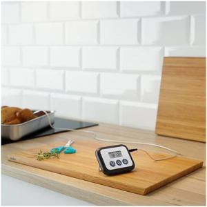 이케아 판타스트 조리용온도계 타이머 블랙 9x7cm 조리도구 주방용품 주방소품