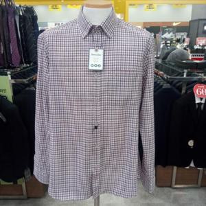 트레몰로 HC10 스몰체크 시어서커 셔츠 TRBNL4S1331