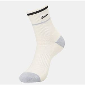 [테일러메이드] 남성 F W 로고 중목 양말 TMASO3602-101 화이트