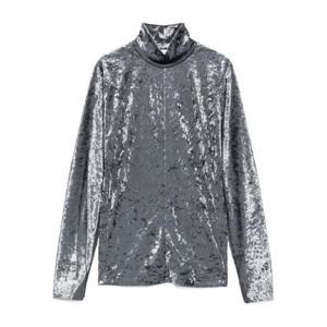 25 FW 포르테포르테 크러시드 벨벳 터틀 넥 탑 14100MYTSHIRT TP441471529