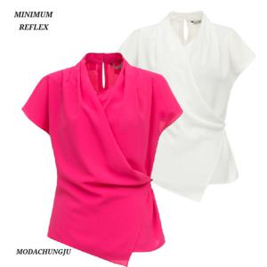 [미니멈]MD 노카라 셔링 블라우스  MD MYBAWB4120 M_CJ