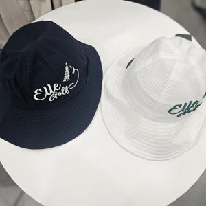 [엘르골프]여성  에펠탑 자수 와이드 챙 햇6K27403_DJ