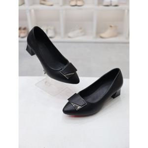 [코디엘루]사각장식 데일리 여성구두 펌프스 힐 5cm CDMD100027_