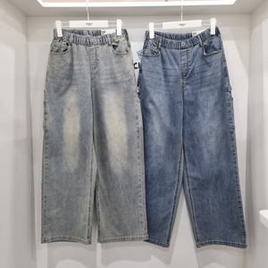 [행텐주니어]사방스판 카펜더 와이드핏 청바지14520-055-402-10