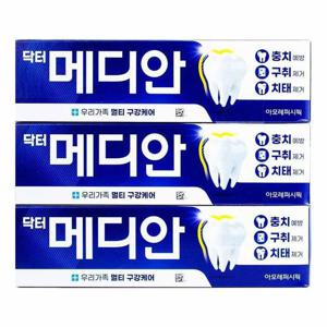 닥터 메디안 멀티케어 치약 120g x 3개입(197619)