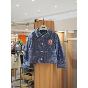 베네통키즈6 하트 데님 라이크 자켓 QAJK02541 25F