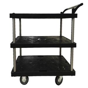 대차수레 특대형 3단대차 알루미늄 검정 핸드카트 기본바퀴