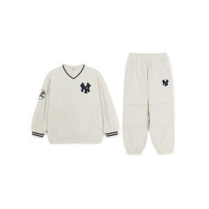 MLB키즈  스트릿 베이직 쿠퍼스 로고 우븐 맨투맨세트CL (7AS2B115650CRS)