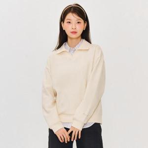 체이스컬트 동백01 여성 오픈카라 맨투맨 EERG5165B