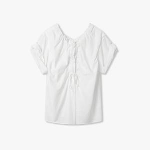 드로스트링 프릴 디테일 블라우스7115360702