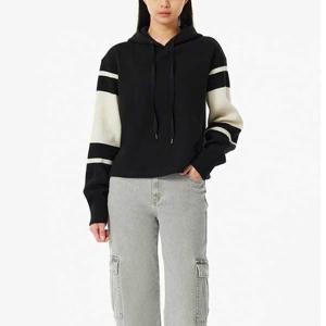 [보브]니트 슬리브 후드 티셔츠 7124440505