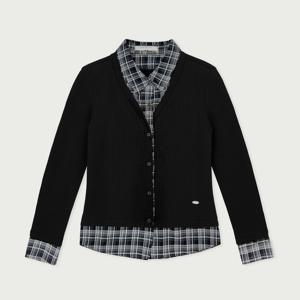 여성 웨일 가디건 레이어드 티셔츠_100(10530-131-620-45)