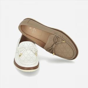 [엘칸토]여성쿠션 펀칭 캐주얼 데일리 로퍼 LCWC08U513