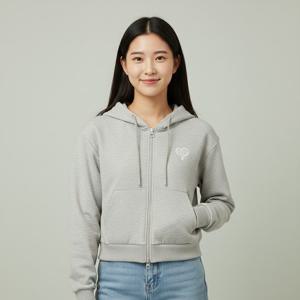 [행텐][행텐]여성 레터링셋업 크롭 후드집업-SE2511046013411