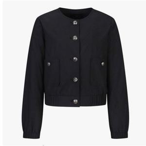 [씨]텍스쳐 패턴 밴딩 SET 실버버튼 크롭 자켓 SJJAI1104