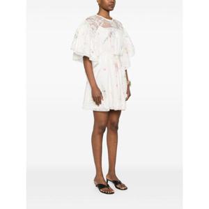 짐머만 숏 원피스 4547DSS252 CRMBQFLO White