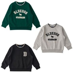 [블루독8-키즈] 택1 멜란지 포인트맨투맨티셔츠 트레이닝 긴팔티 두돌선물 초등학생 25A3533402