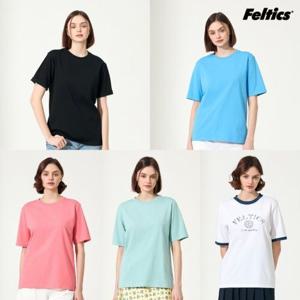 [펠틱스][펠틱스]25SS 여성 컴포터블 라운드 티셔츠 5종 (F505W)