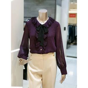 [미니멈]MARIO리본 프릴 블라우스 MYCGWB8100