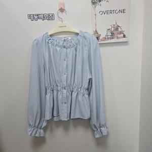 오버톤 DP01 핀턱밴딩블라우스 KDSI550