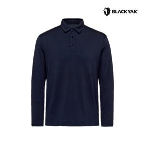 블랙야크 남성 메리노 울 카라 긴팔티1 간절기 긴팔 카라 티셔츠 1BYKTFU008