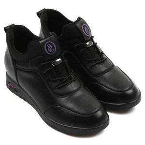 [월드컵]슈넬 여자 안쪽지퍼집업 방한털 가죽운동화