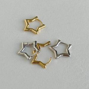 [엠던] 원터치 별 귀걸이 심플 미니 스타 이어링