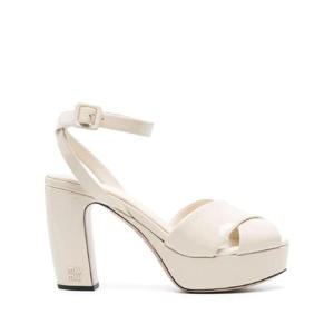 미우미우 가죽 플랫폼 샌들 105mm 5XP902069F0304