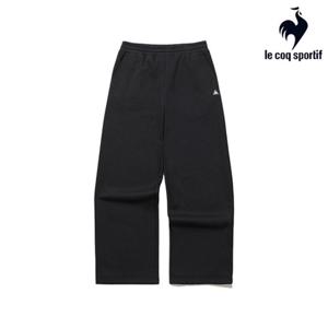 [르꼬끄] 남녀공용 에센셜 기모 루즈 스트레이트 팬츠 QQ423LFPO1_BLK