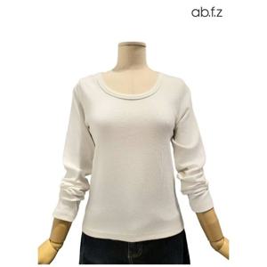 [에이비에프지]라운드넥 솔리드 모달 긴팔 티셔츠 APZ4HK36J