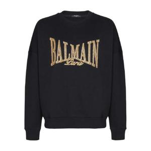 25 FW 발망 로고 장식 스웨트셔츠 FH0JS205PD28 TP442331156