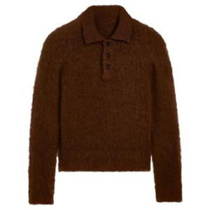 25 FW 아미 파리스 브러시드 피니시 폴로 칼라 스웨터 H24HPL347KN0056 TP442094851