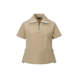 캘러웨이골프반팔티 LQS CWTY25S404_BE 봄 우븐 반팔 티셔츠