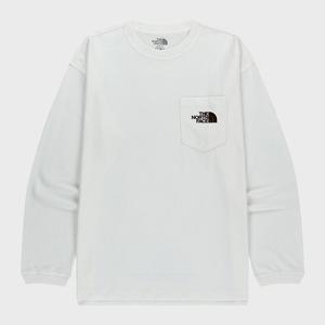 [노스페이스] (NFM_NT7TR50K_OWH_) 포켓 긴팔 라운드티 NT7TR50K_OWH