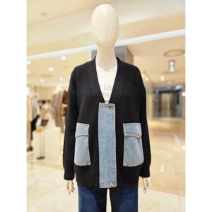 [르니앤맥코이]데님 배색 집업 가디건 MM11KJ704HJY
